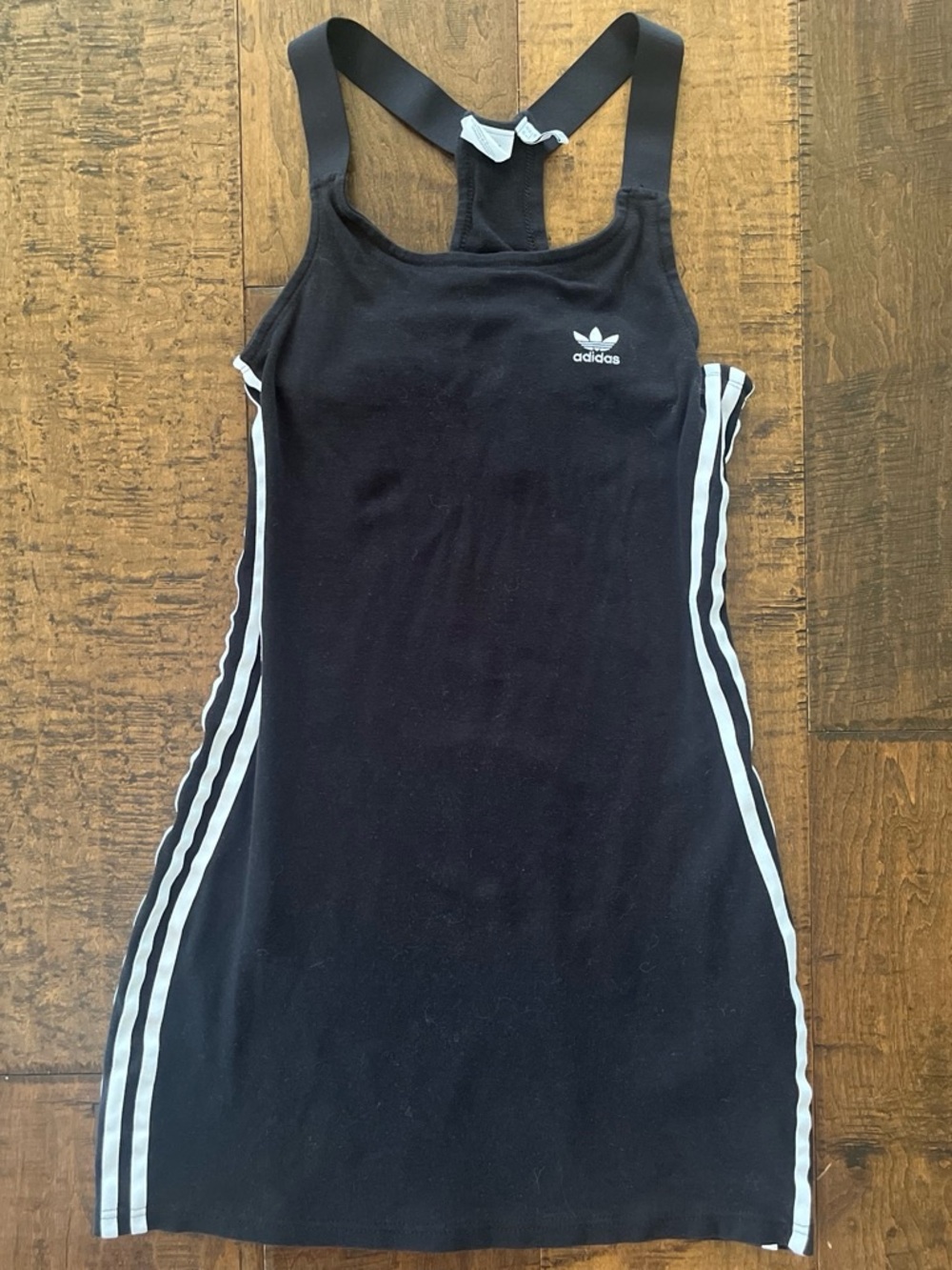 Adidas Originals Racer B Dress, form-fitting, sleeveless bodycon dress Sz. XS